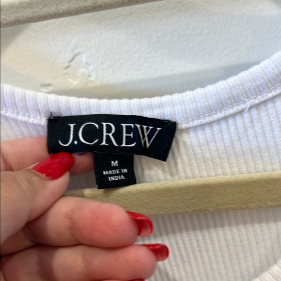 J.Crew White Ribbed Maxi - Picture 2 of 4